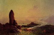 unknow artist The Standing Stone oil painting on canvas